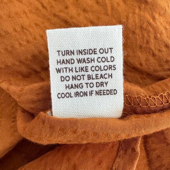 Blu Pepper Golden Vintage Mustard Button Up Blouse - NEW Peasant/Cottage - Picture 11 of 11